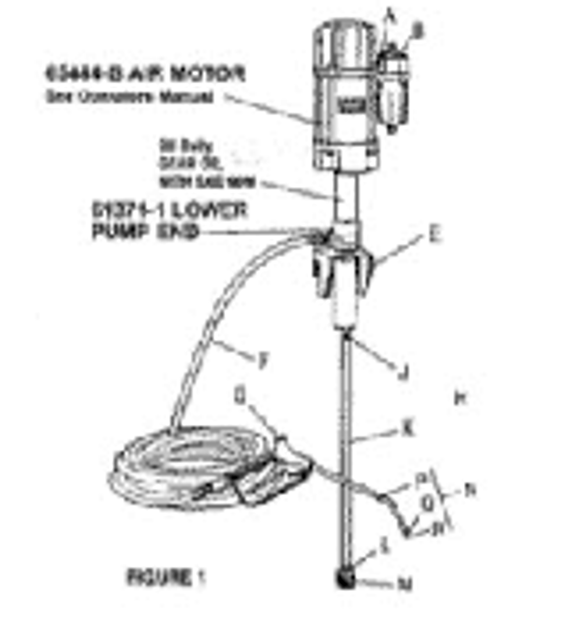 IMPA 590881 Wash pump 10:1 stainless steel pneumatic - bare pump Graco President, art. 224342