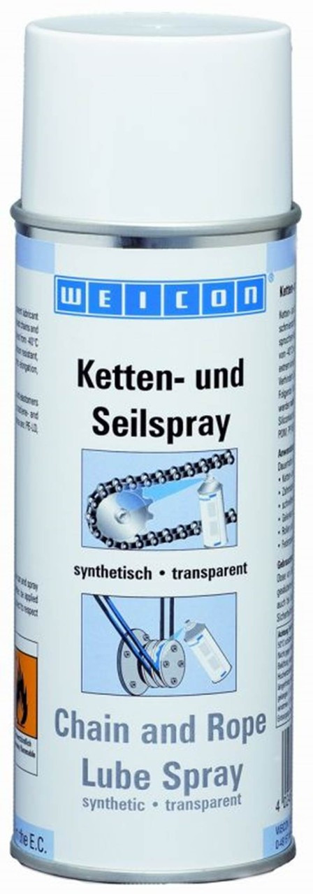 IMPA 450829 WEICON CHAIN & ROPE LUBE SPRAY 400ML