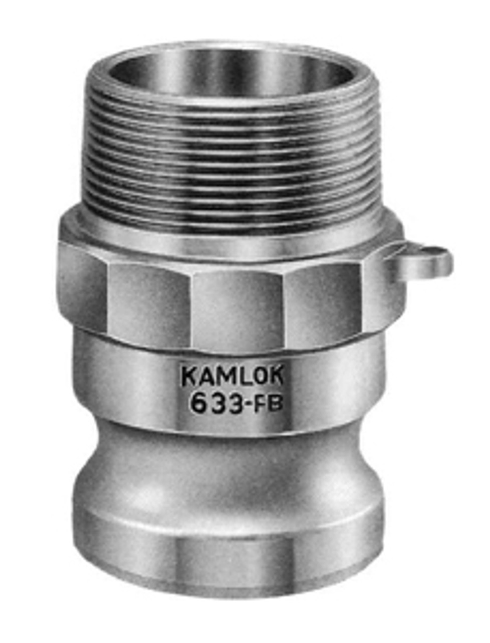 IMPA 351751 Cam and groove coupler - material aluminium Type F (male part with outer thread) - connection 1/2"