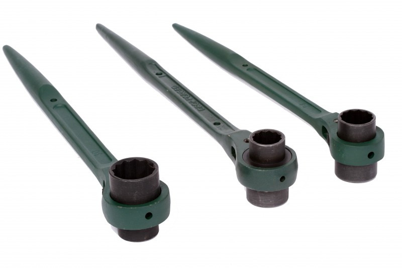 IMPA 611054 WRENCH DOUBLE RATCHET & SPUD 12-POINT 12X14MM