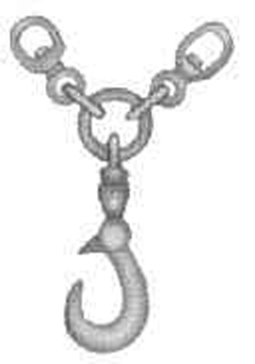 IMPA 231211 CARGO HOOK SEATTLE PATTERN 3 ton + cert.