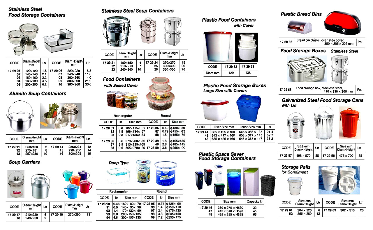 IMPA 172948 CONTAINER cap.54 litre PLASTIC