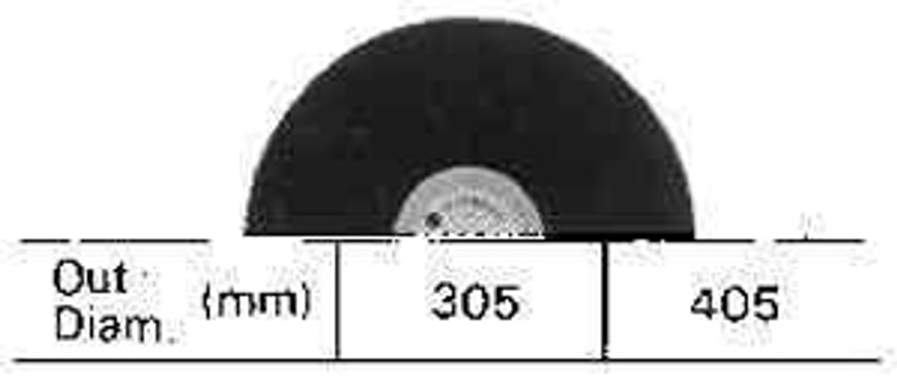 IMPA 591161 Cutting wheel (flat) 300 x 3,5 x 25,4 mm - 5100 rpm Klingspor A24R Supra (metal / stainless steel / cast iron)