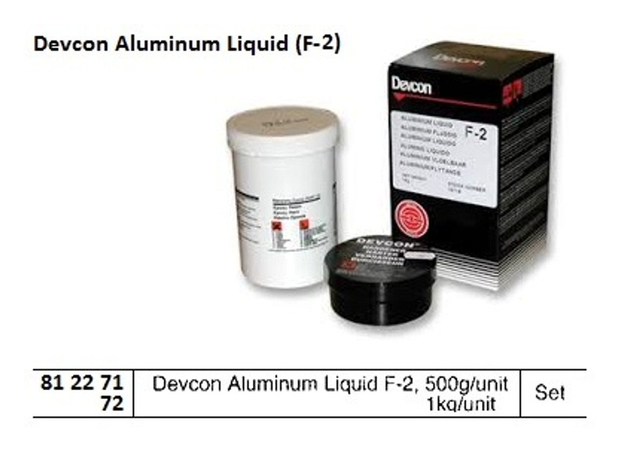 IMPA 812271 DEVCON F2- 500 gram aluminium liquid  UN3082