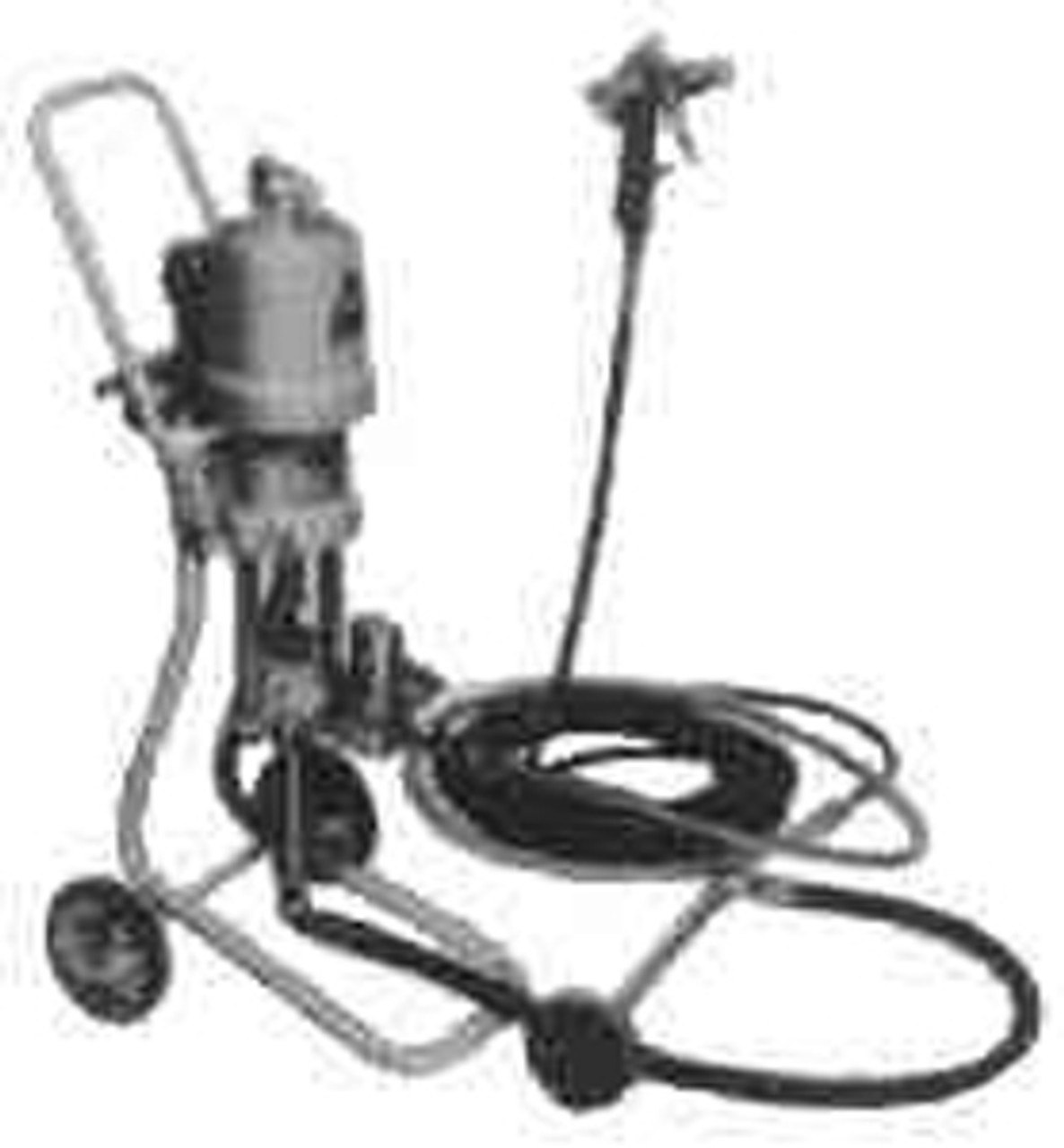IMPA 270301 Airless unit pneumatic ratio 23:1 - 4 ltr/min cart type Asahi Okuma Mini Bear AP1021