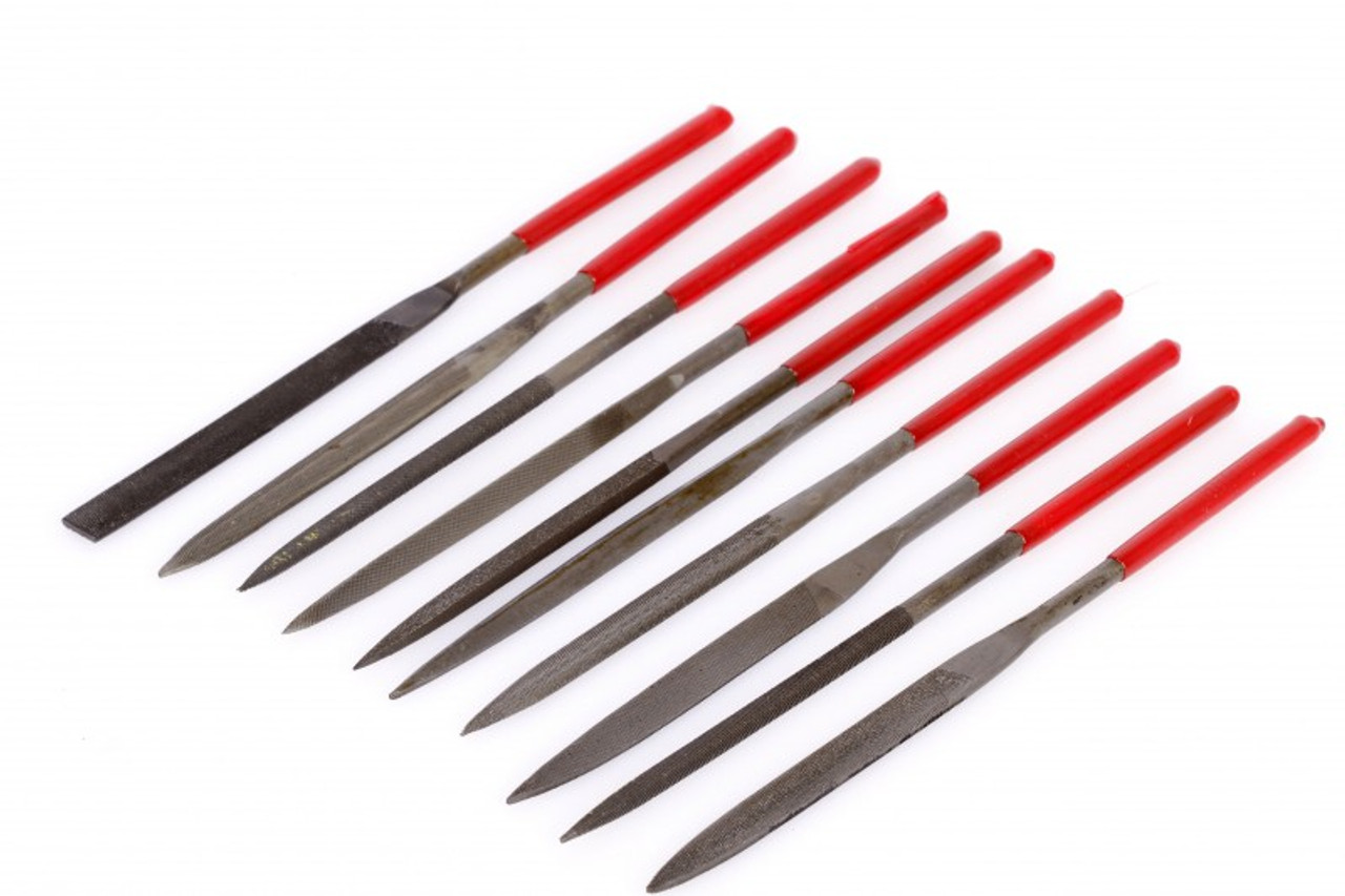 IMPA 614537 ENGINEERS NEEDLE FILE SET 140mm set of 10-pcs
