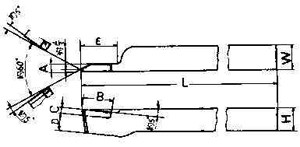 IMPA 633066 EXT.THREADING TOOL 12x12mm DIN 282R-60deg. carbide tip