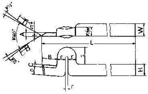 IMPA 633076 EXT.THREADING TOOL 12x12mm 60deg HSS with chip breaker