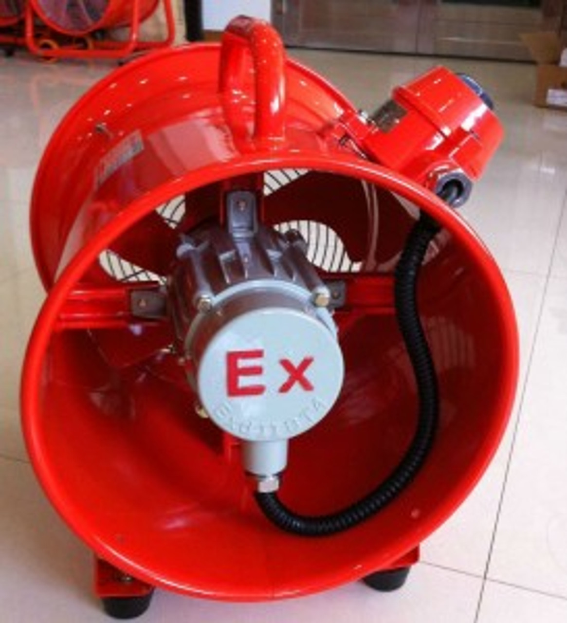 IMPA 591416 Fan ventilation portable explosion proof - 200mm - tube type Taurus Red Star RS211EX (110 volt)