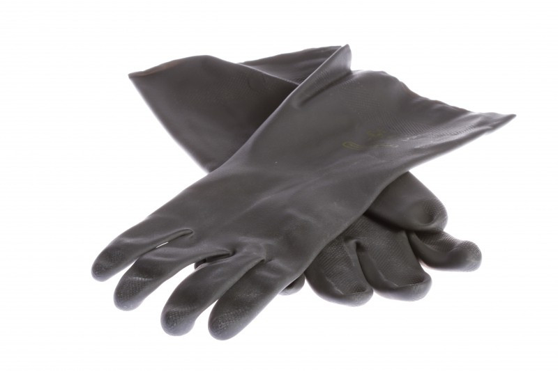 IMPA 190121 GLOVES RUBBER NATURAL SHORT