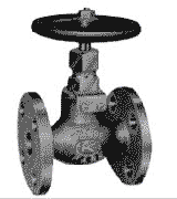 IMPA 751054 Globe Valve - Straight - Bronze - Screw Down Non Return - JIS 5K 32