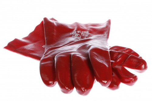 IMPA 190132 GLOVES PLASTIC OIL/ACID RESIST LONG 27CM