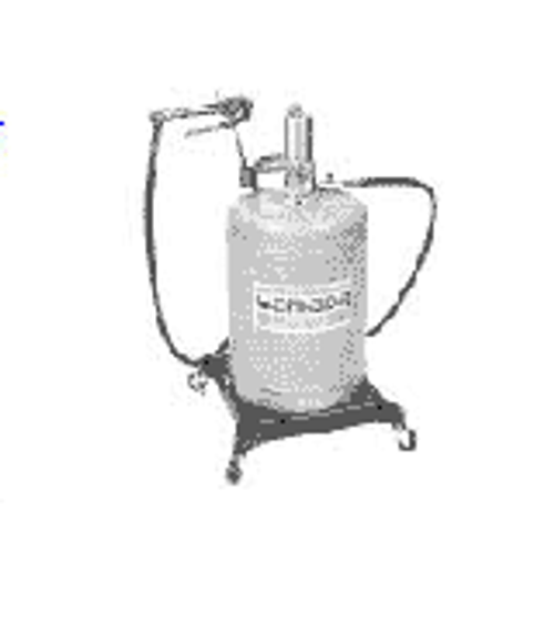 IMPA 617501 Grease lubricator air operated Macnaught Powerlube on pail