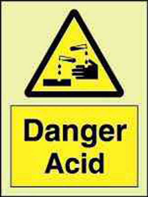 IMPA 337590 hazard sign - Danger acid