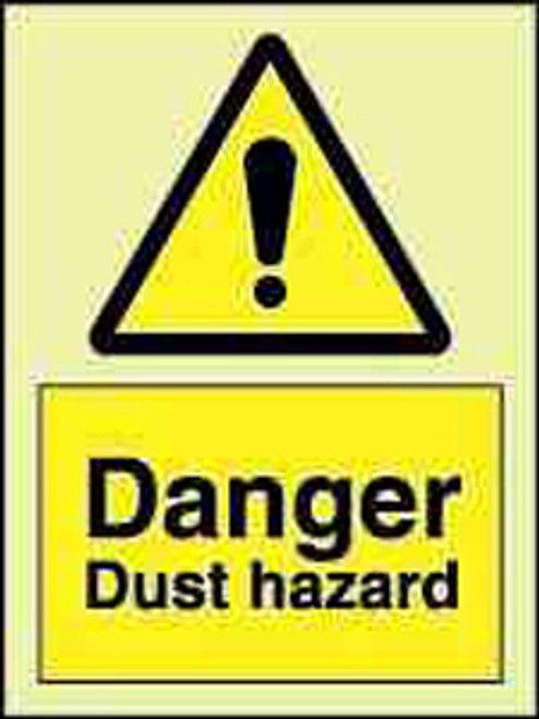IMPA 337551 hazard sign - Danger dust hazard