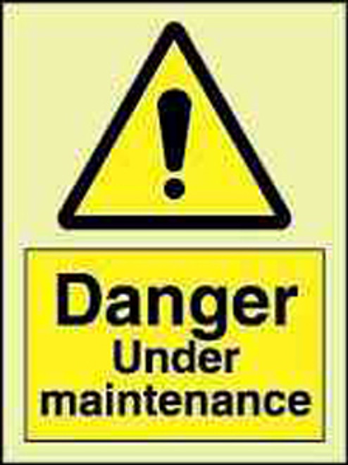 IMPA 337547 hazard sign - Danger under maintenance