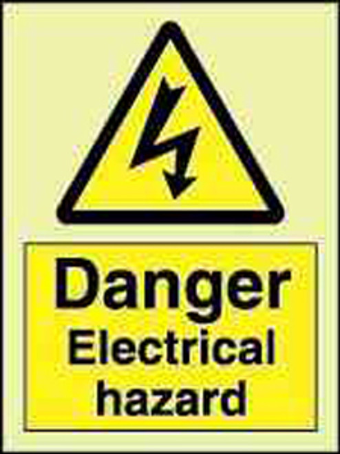 IMPA 337611 hazard sign - Electric shock hazard