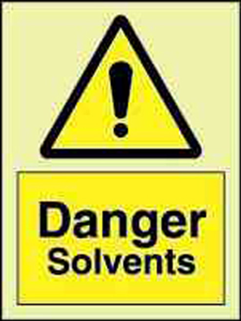 IMPA 337555 hazard sign - Solvents