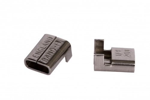 IMPA 614109 Banding buckle, stainless steel - box of 100 pcs 1/4" (6 mm)