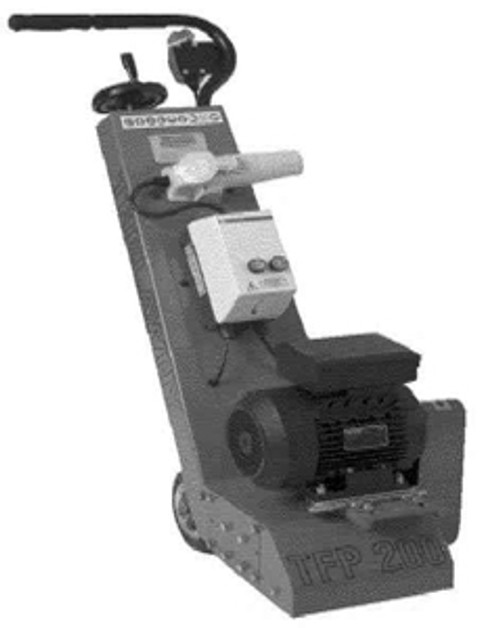 IMPA 592235 Large area deck scaler electric - with beam flails Trelawny TFP200 (110 volt)