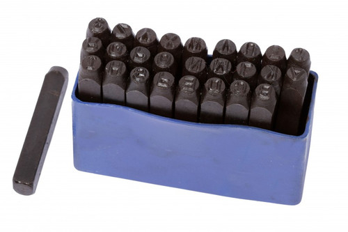IMPA 613108 LETTER SET STEEL ALPHABET 27'S 8MM
