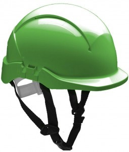 IMPA 310306 LINESMAN SAFETY HELMET REDUCED PEAK GREEN