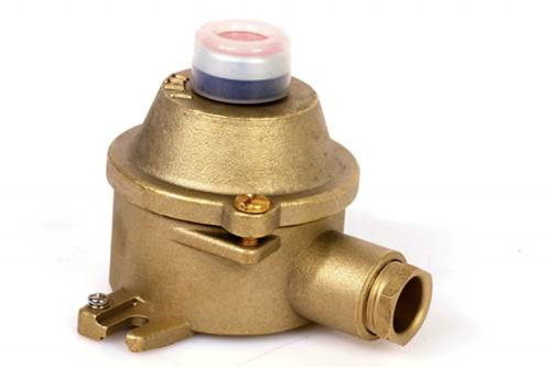 IMPA 563279 BRASS HNA PUSHBUTTON SWITCH 0-