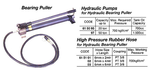 IMPA 615096 Puller, bearing hydraulic pump - 1500cc - cap 50 ton