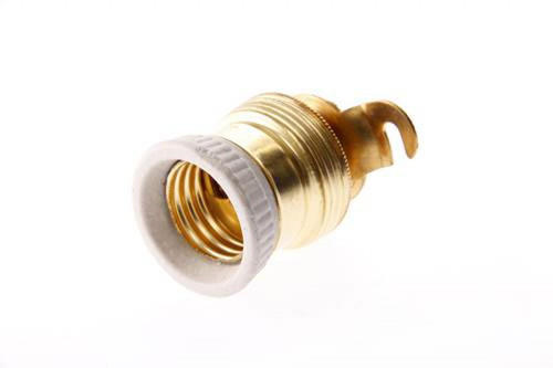 IMPA 450338 BRASS LAMPHOLDER W/2 LUG E-27.