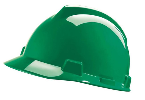IMPA 310106 SAFETY HELMET HDPE GREEN with suspension  CLIMAX