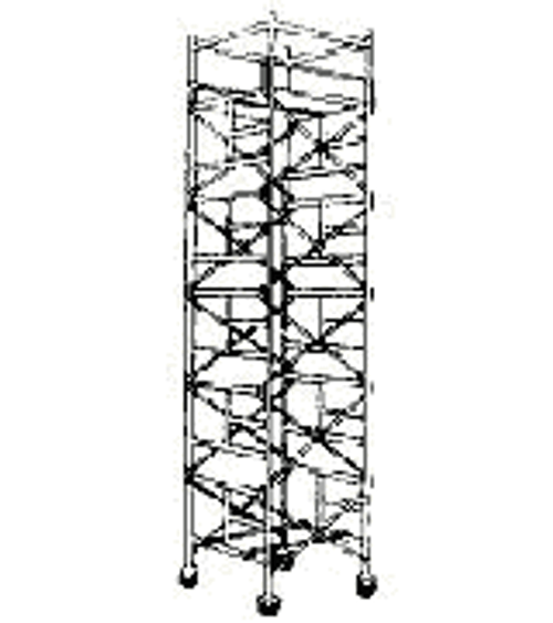 IMPA 232101 Scaffolding steel 200 x 75 x 435 cm