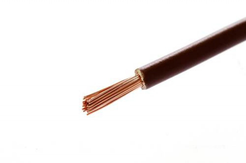 IMPA 361125 SINGLE FLEXIBLE PVC CABLE 1.50QMM BROWN.