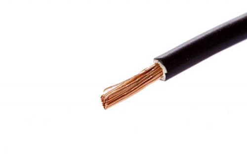 IMPA 361182 SINGLE FLEXIBLE PVC CABLE 4.00QMM BLACK.
