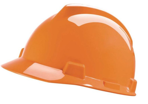 IMPA 310104 SLOTTED SAFETY HELMET, ORANGE