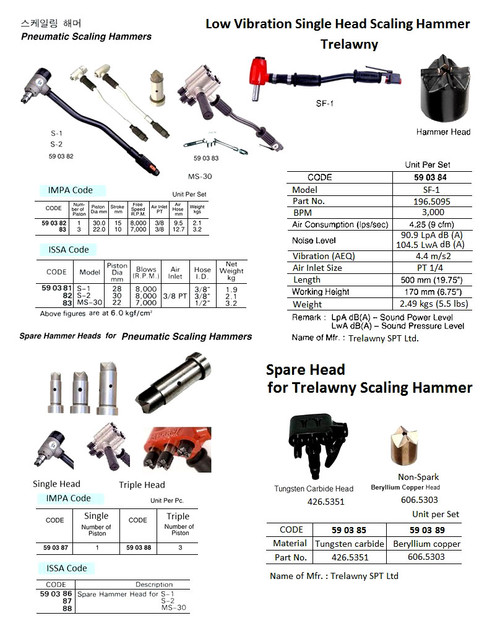 IMPA 590387 Spare piston, S-2, Diam 30 mm TETRA