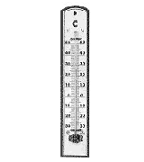 IMPA 651701 CABIN THERMOMETER -30/+50 C (-40/+120 F) WOODEN BASE
