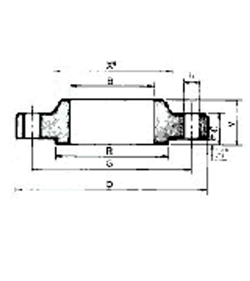 IMPA 734672 Steel slip-on flange ASTMA105 / A105N ANSI B16.5 class 300#Lbs,  3/4"