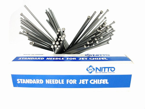 IMPA 590466 TETRA Needles with flat tip for Needle Scaler, Diameter 2 mm, Length 150 mm TETRA