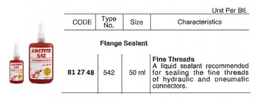 IMPA 812748 Threadsealing 50ML