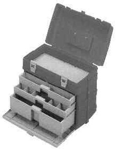 IMPA 613819 TOOL BOX PLASTIC WITH TRAY AND ORGANIZER 510x250x240mm