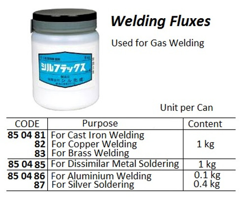 IMPA 850487 WELDING FLUX FOR SILVER SOLDERING jar 200gr. FLUX-6