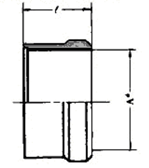 IMPA 734103 Clamping ring low pressure CUZN 8MM 10BAR