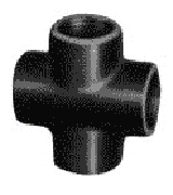 IMPA 730447 CROSS 180 GALV. BSP 1/4"