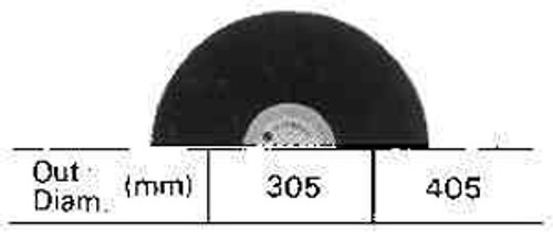 IMPA 591161 CUTTING WHEEL OD305MM 4800MTR/MIN F/ELEC ROD CUTTER