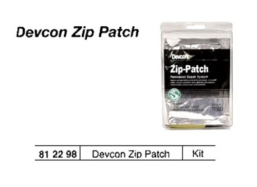 IMPA 812298 DEVCON ZIP PATCH fibreglass patch 100x230mm UN2924+1193