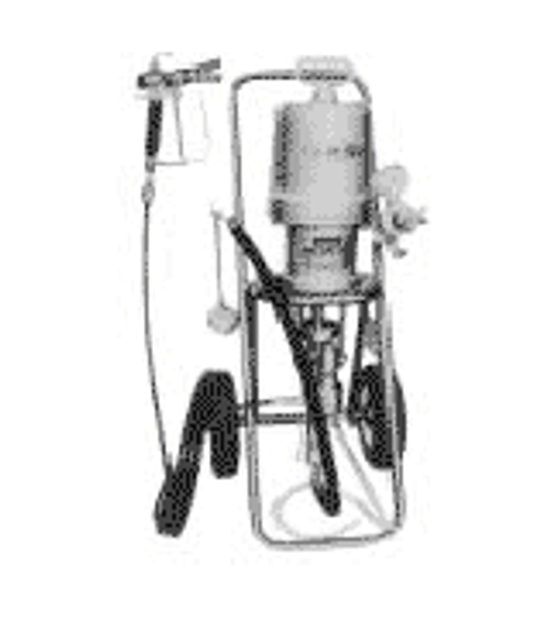 IMPA 270405 Airless unit pneumatic ratio 53:1 - 3,0 ltr/min cart type Iwata ALS-453