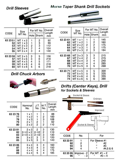 IMPA 632359 DRILL SLEEVE MT#4X6