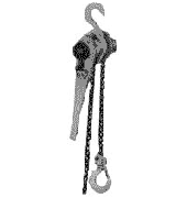 IMPA 615004 LEVER CHAIN HOIST with cert 6,0 ton x 3,0 mtr. DELTA