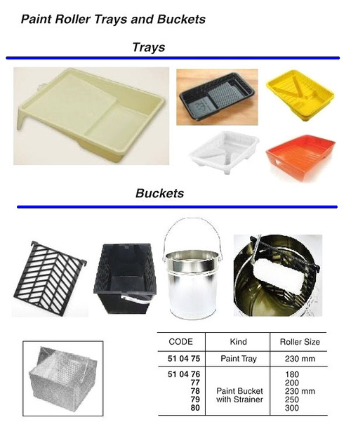 tina IMPA 510478 PAINT BUCKET TINNED W/STRAINER FOR 230MM PAINT ROLLER