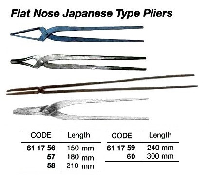 IMPA 611760 PLIER FLAT-NOSE JAPANESE TYPE 300MM